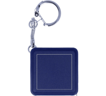 Key ring w/ flexible ruler